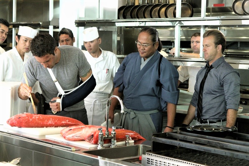 This image has an empty alt attribute; its file name is chef-morimoto-on-hawaii-five-0.jpg